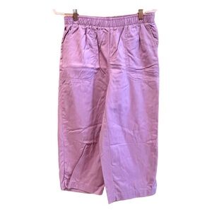 Vintage White Stag Cropped Straight Pants